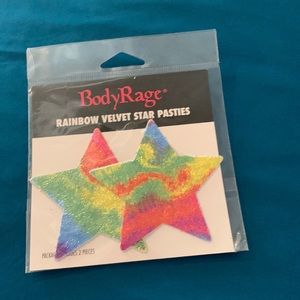 Rainbow stars pasties
